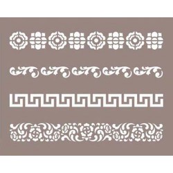 Трафареты-бордюры